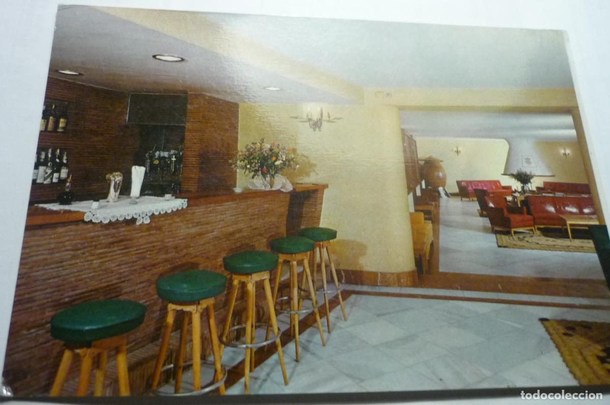 Postales: postal albergue carretera .-manzanars bar