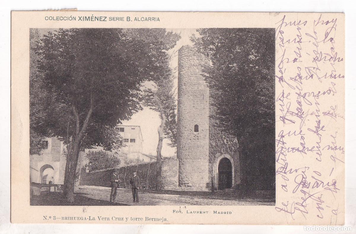 Postales: POSTAL. N&ordm; 3. BRIHUEGA. LA VERA CRUZ Y TORRE BERNEJA. GUADALAJARA. ALCARRIA