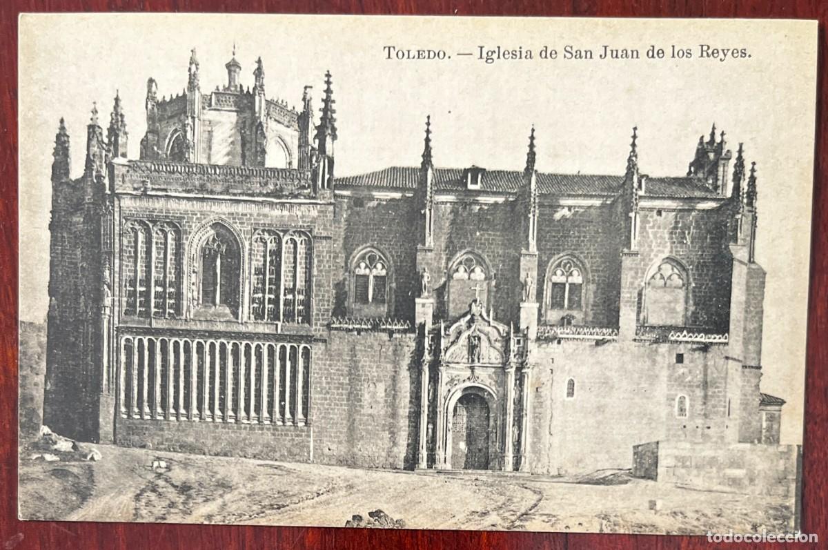 Postales: TOLEDO, IGLESIA DE SAN JUAN DE LOS REYES, LACOSTE, COLECCION ESPA&Ntilde;A MONUMENTAL E HISTORICA SERIE VII