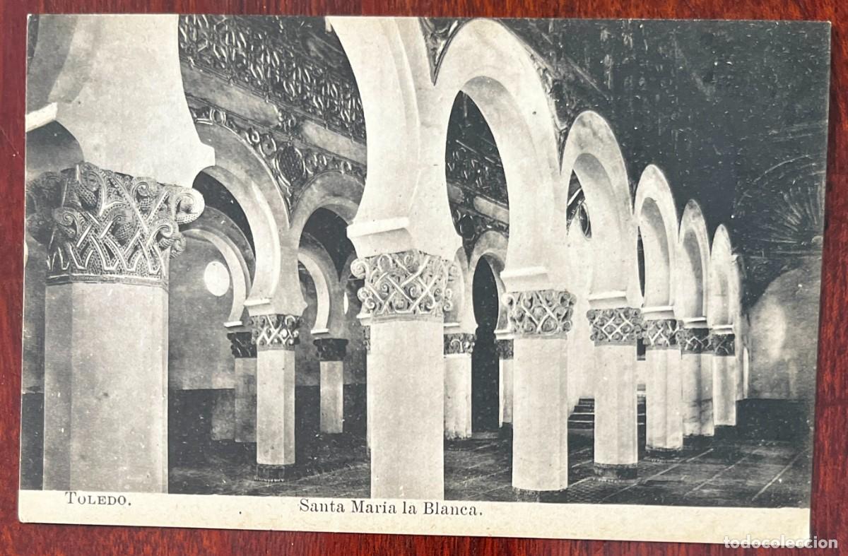 Postales: TOLEDO, SANTA MARIA LA BLANCA, LACOSTE, COLECCION ESPA&Ntilde;A MONUMENTAL E HISTORICA SERIE VIII N&ordm; 46