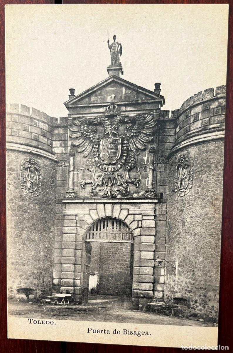 Postales: TOLEDO, PUERTA DE BISAGRA, LACOSTE, COLECCION ESPA&Ntilde;A MONUMENTAL E HISTORICA SERIE VIII N&ordm; 48