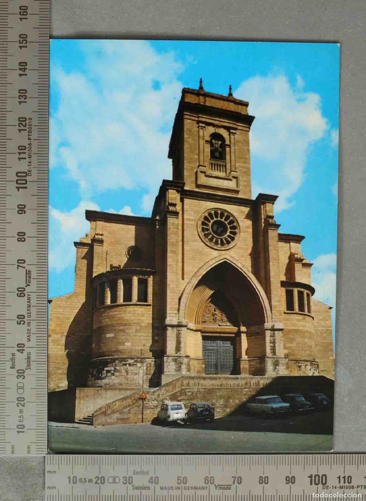 Postales: POSTAL. Albacete - Fachada de la Catedral de San Juan Bautista