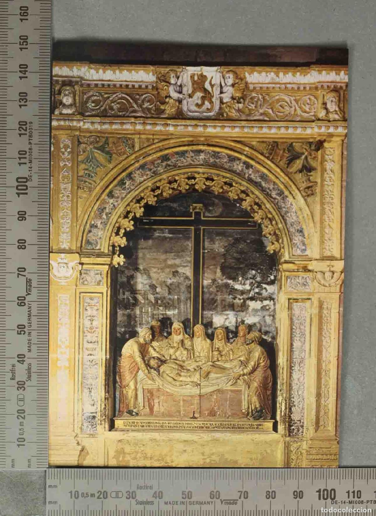 Postales: POSTAL. Belmonte (Cuenca) - Colegiata de San Bartolom&eacute; - El Santo Entierro