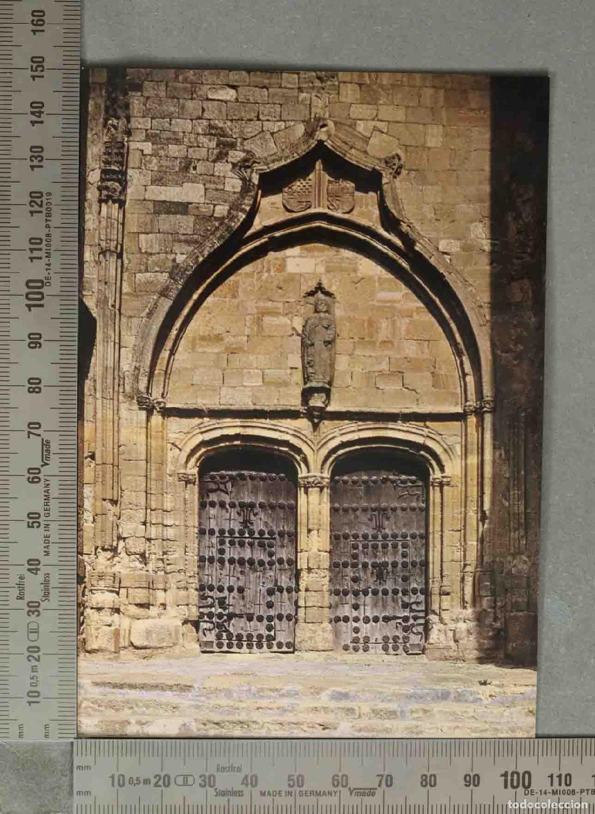 Postales: POSTAL. Belmonte - Colegiata de San Bartolom&eacute; - Puerta de los Perdones
