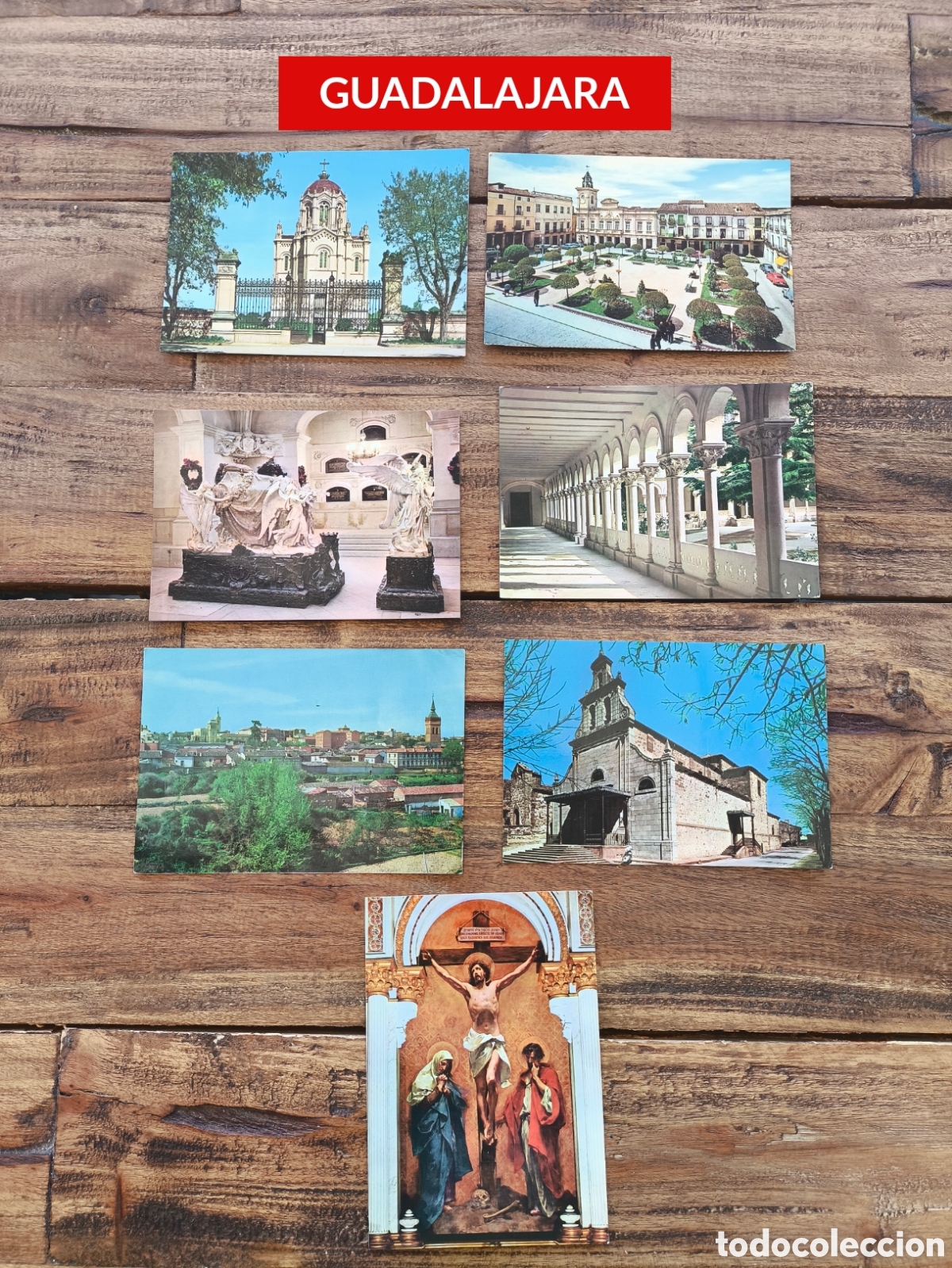 Postales: Lote 57 postales Guadalajara Sig&uuml;enza Atienza Trillo Saced&oacute;n Tamaj&oacute;n Cifuentes Castilla La Mancha ..