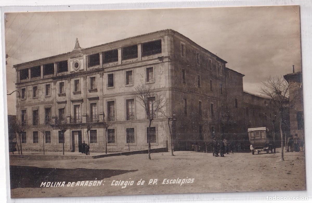 Postales: Molina de Arag&oacute;n. Colegio de P. P. Escolapios. Acabado fotogr&aacute;fico. Luis Ruiz Peco. Editor. Sin circ