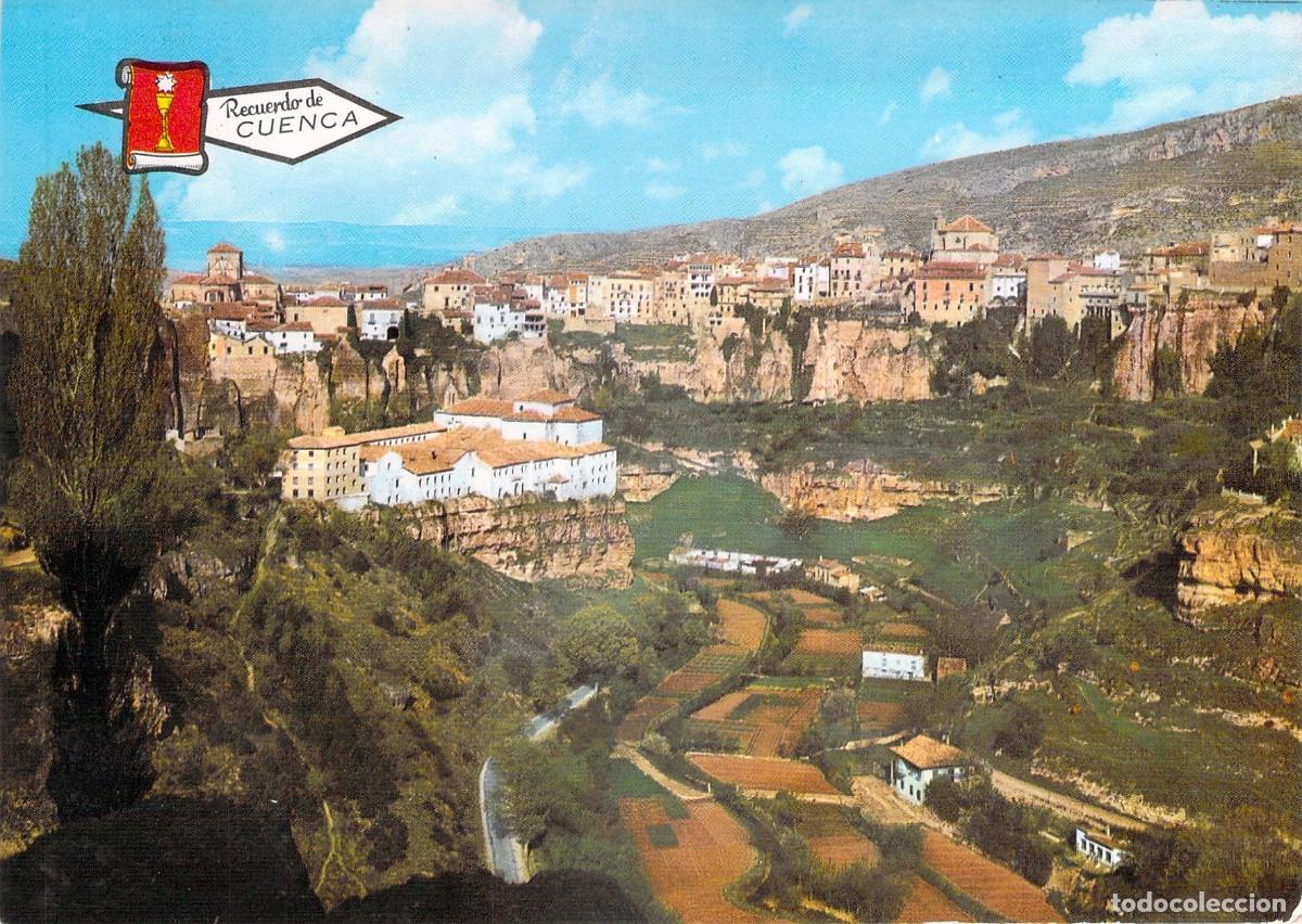 Postales: Postal de la Hoz del Hu&eacute;car en Cuenca con Vista Panor&aacute;mica