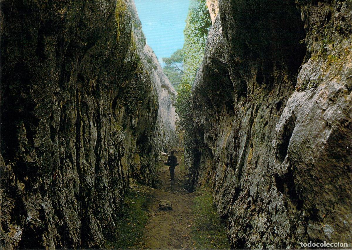 Postales: Postal de la Ciudad Encantada de Cuenca, El Tobog&aacute;n