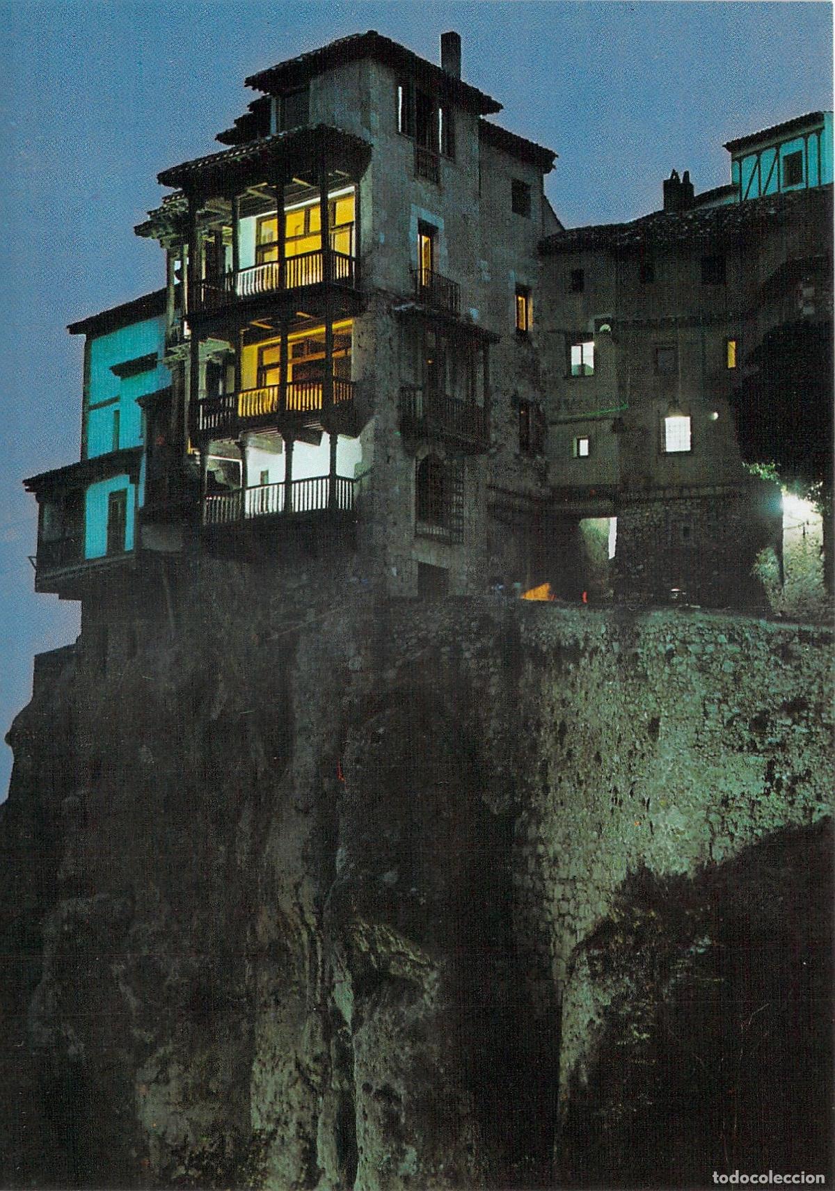 Postales: Postal Casas Colgadas de Cuenca Vista Nocturna