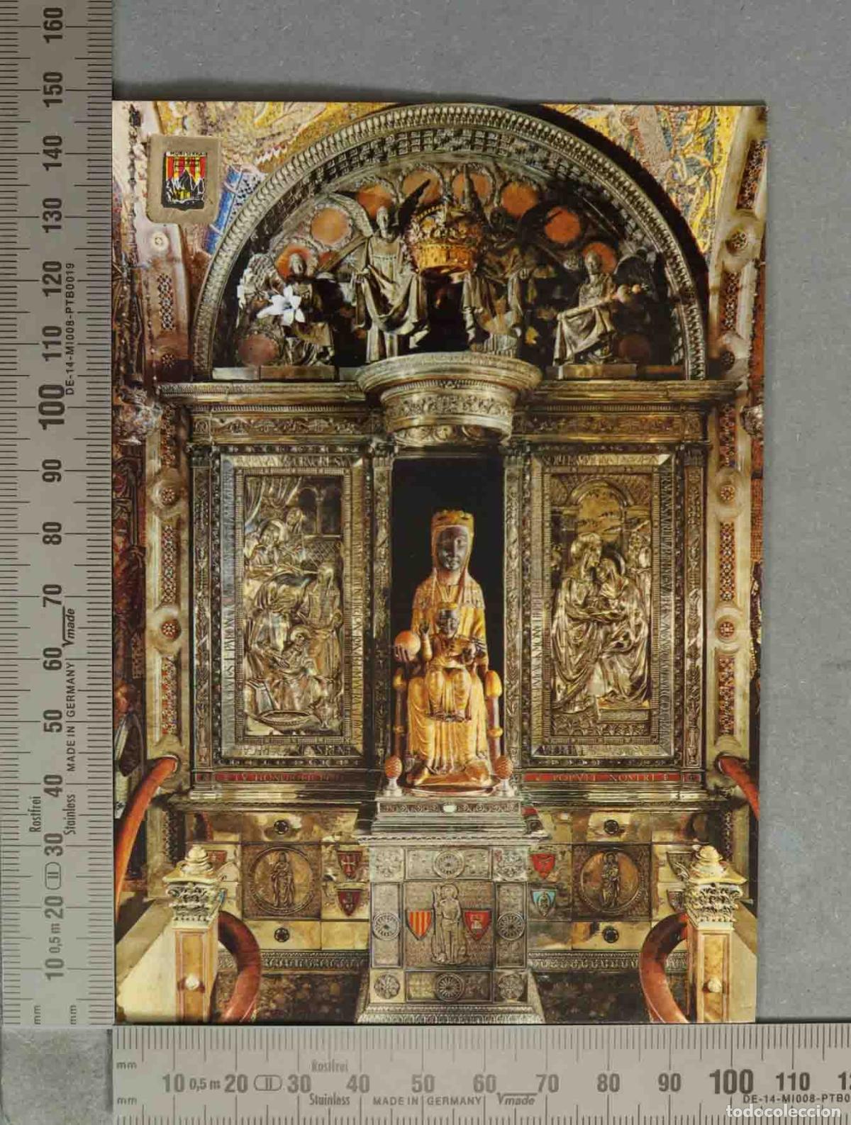 Postales: POSTAL. Montserrat - El Trono de la Virgen -