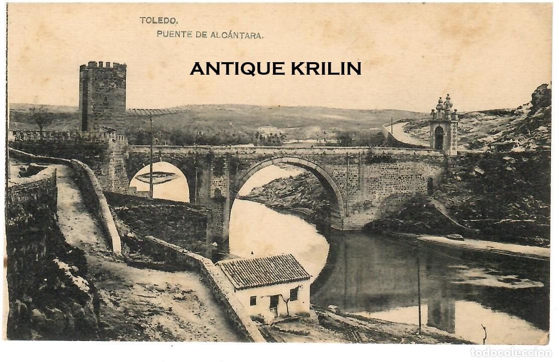 Postales: TOLEDO / PUENTE DE ALCANTARA / EDICION HAUSER MENET / SIN FRANQUEAR