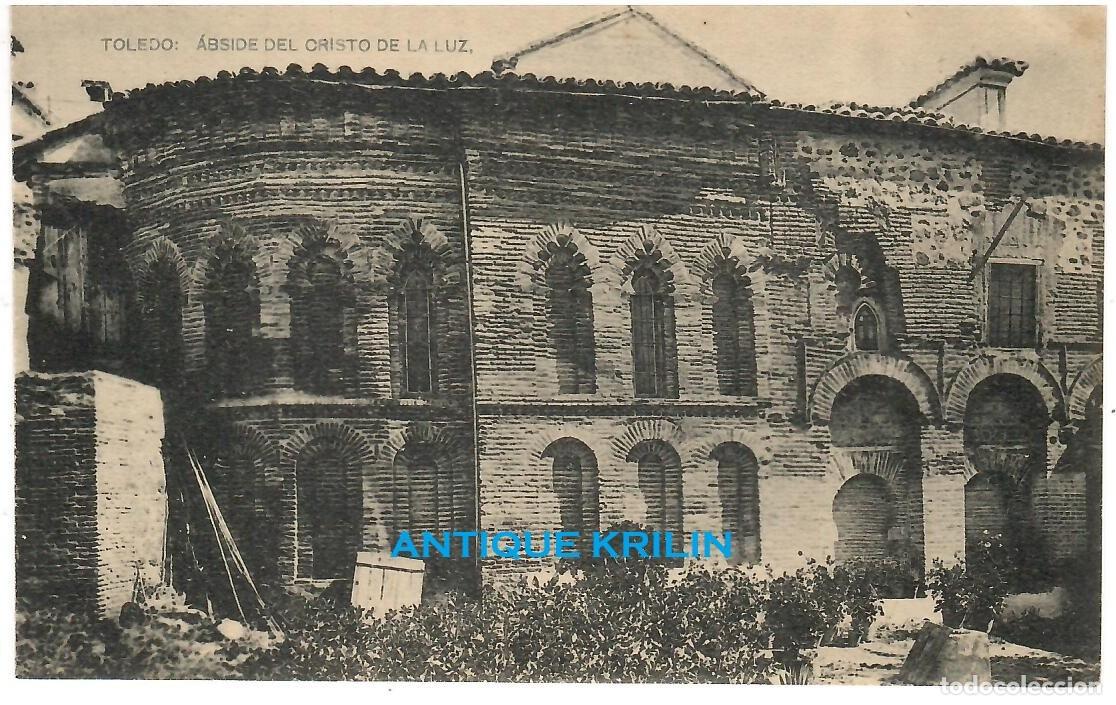 Postales: TOLEDO / ABSIDE DEL CRISTO DE LA LUZ / EDICION HAUSER MENET / SIN FRANQUEAR