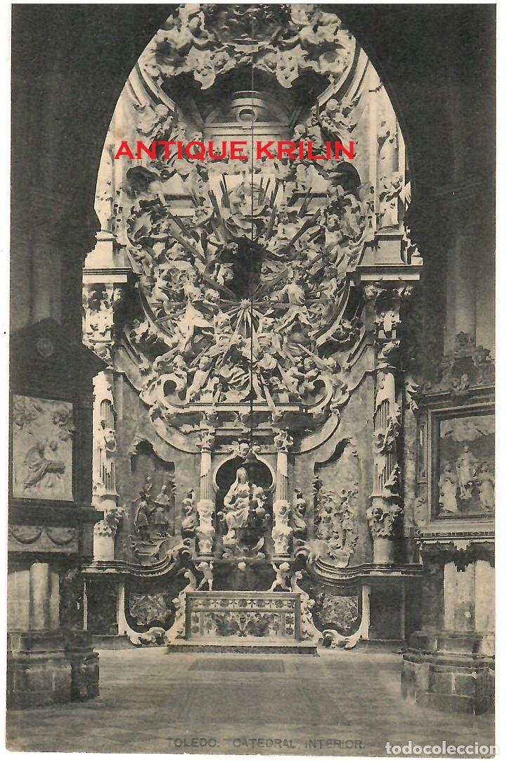 Postales: TOLEDO / CATEDRAL INTERIOR / EDICION HAUSER MENET / SIN FRANQUEAR