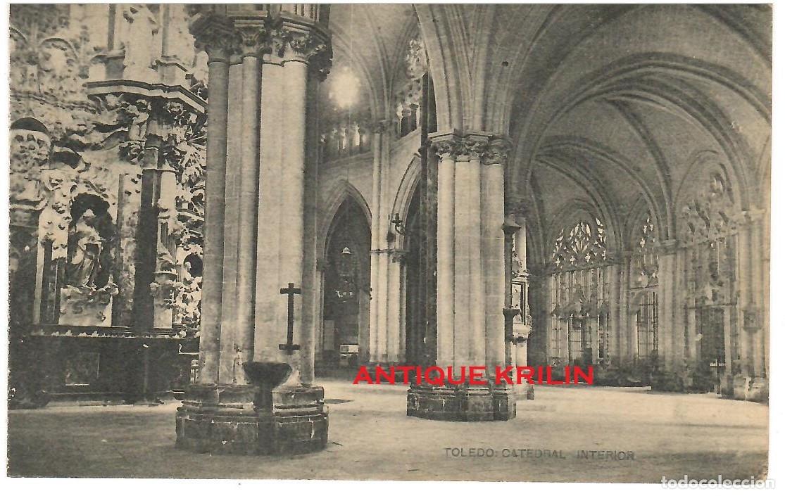 Postales: TOLEDO / CATEDRAL INTERIOR / EDICION HAUSER MENET / SIN FRANQUEAR