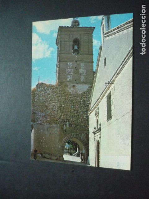Postales: ESCALONA TOLEDO CAMPANARIO Y ARCO DE SAN MIGUEL