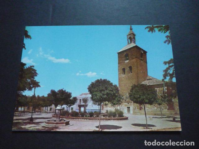 Cartes Postales: VILLAFRANCA DE LOS CABALLEROS TOLEDO PLAZA DE ESPA&Ntilde;A E IGLESIA PARROQUIAL