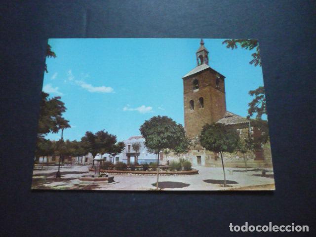 Cartes Postales: VILLAFRANCA DE LOS CABALLEROS TOLEDO PLAZA DE ESPA&Ntilde;A E IGLESIA PARROQUIAL