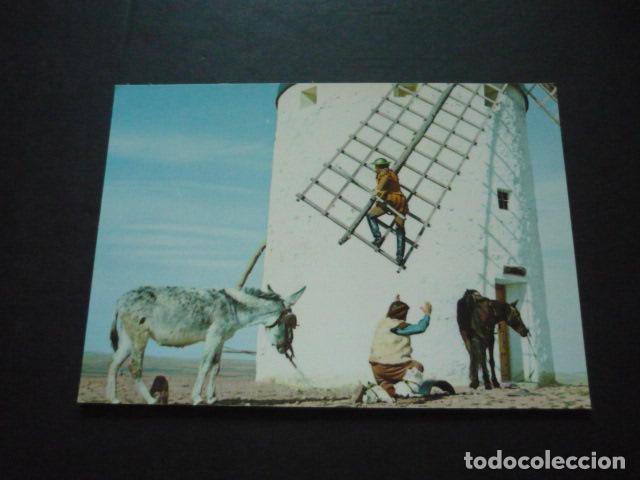 Cartoline: CONSUEGRA TOLEDO MOLINOS CON ESCENA QUIJOTESCA