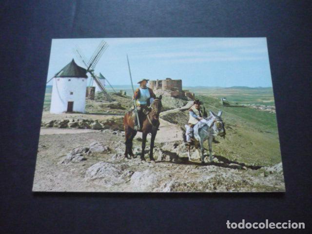 Cartoline: CONSUEGRA TOLEDO MOLINOS CON ESCENA QUIJOTESCA