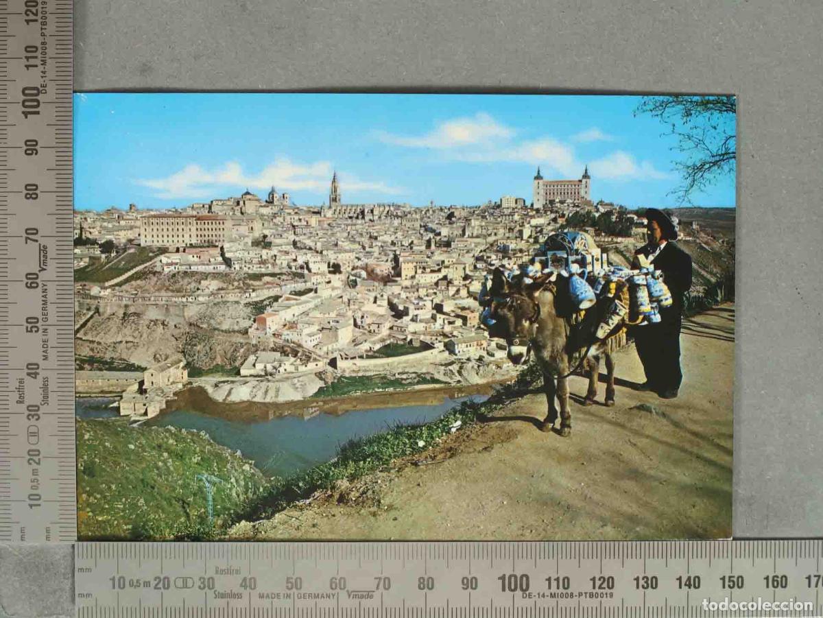 Cartes Postales: POSTAL. Toledo - Vista general - El aguador y su burro