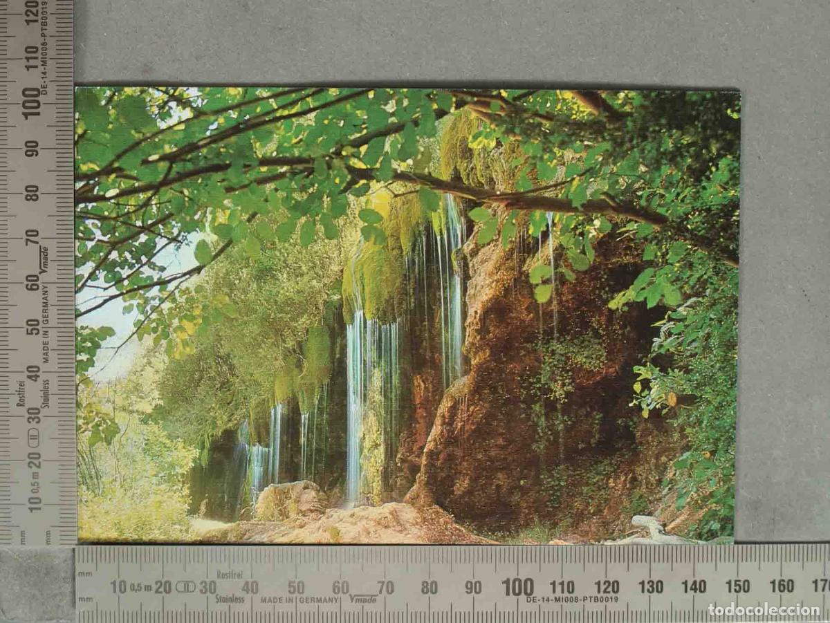 Postales: POSTAL. Cascada del R&iacute;o Cuervo - Cuenca