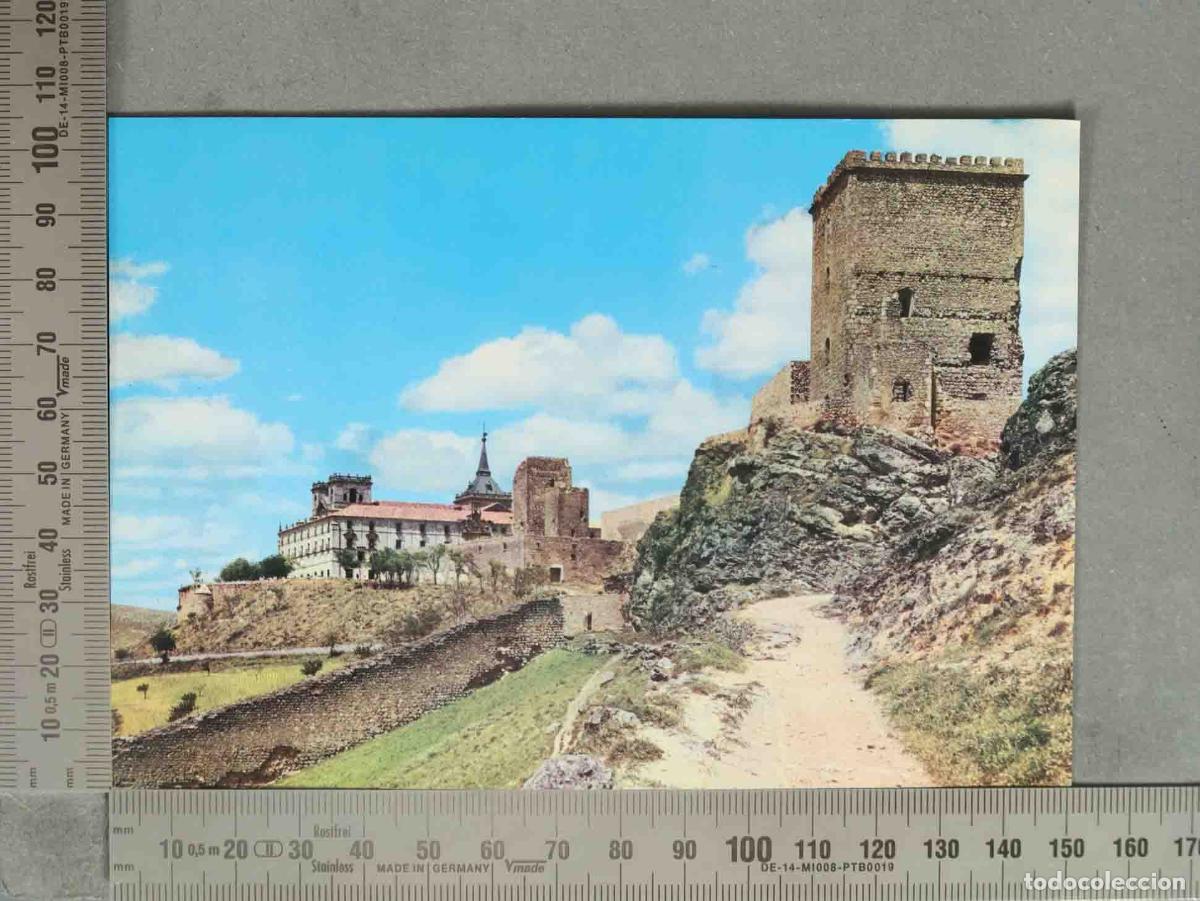 Postales: POSTAL. Castillos de Espa&ntilde;a - Ucl&eacute;s - Cuenca - Castillo y Monasterio - Ed. Vistabella