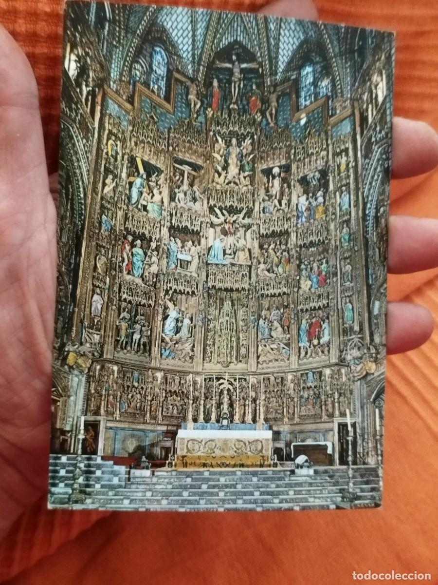 Postales: Tarjeta postal del Retablo Mayor de la Catedral de Toledo.