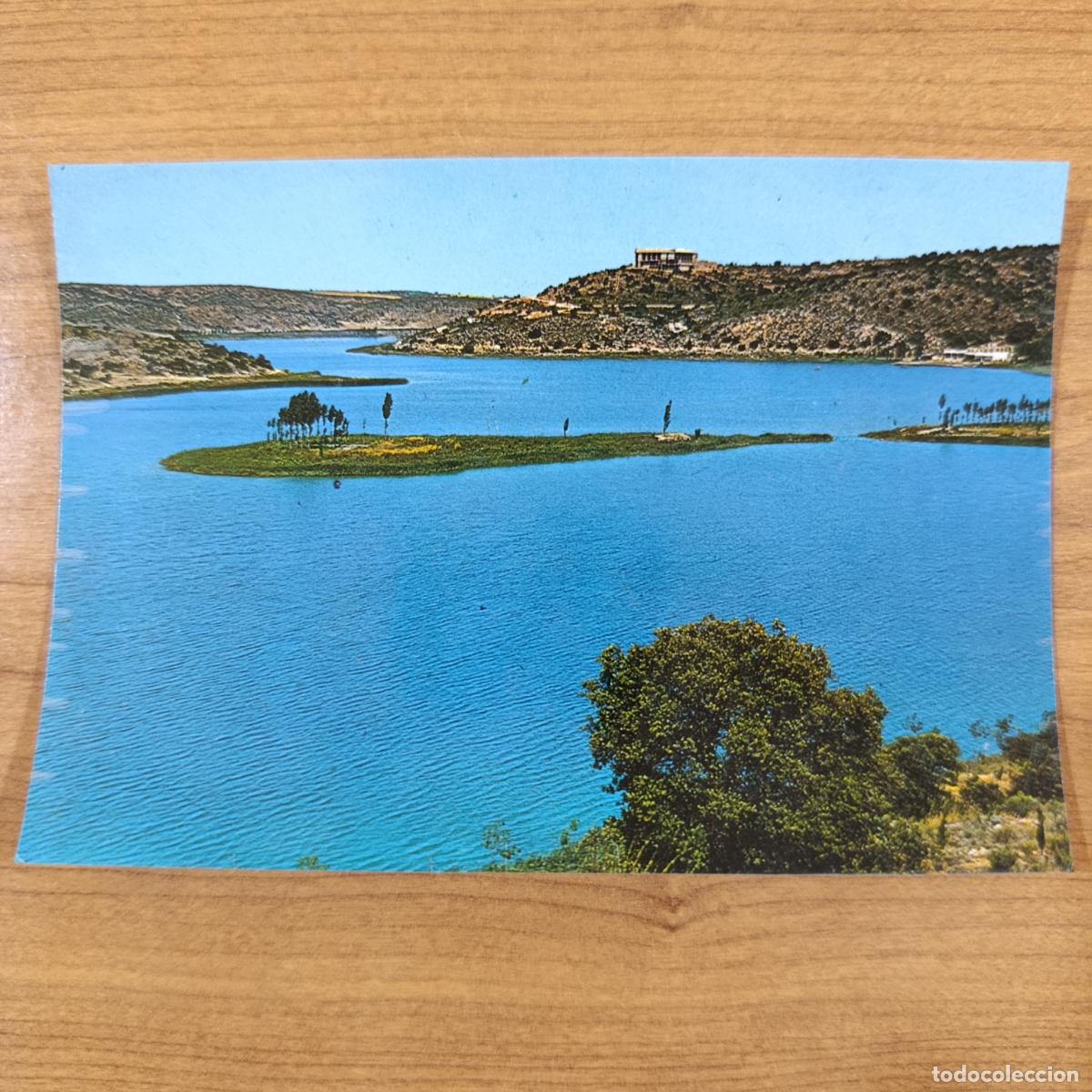 Postales: ANTIGUA POSTAL. LAGUNAS DE RUIDERA. LAGUNA COLGADA. LA ISLA