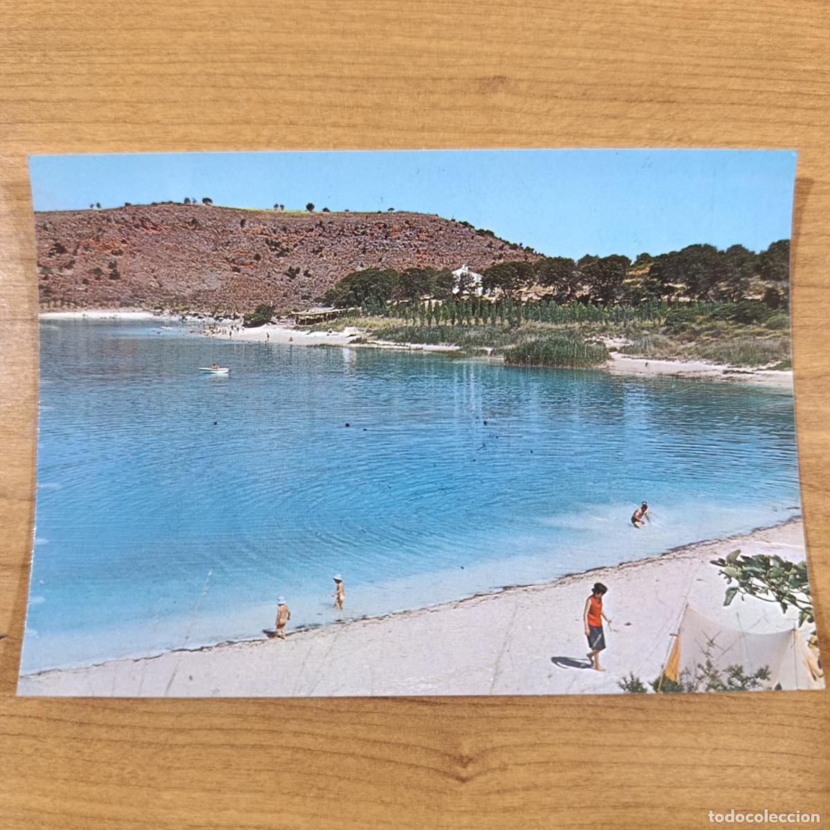 Postales: ANTIGUA POSTAL. LAGUNAS DE RUIDERA. LAGUNA SANTOS MORCILLO. PLAYA