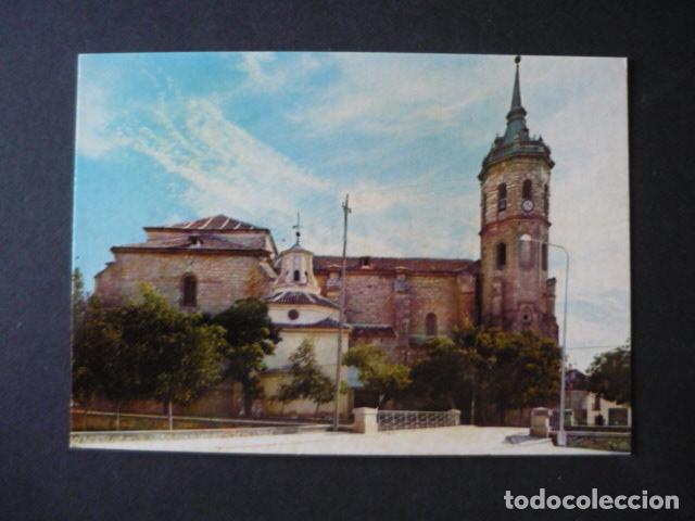 Postais: TEMBLEQUE TOLEDO IGLESIA PARROQUIAL Y SUBIDA DEL PUENTE