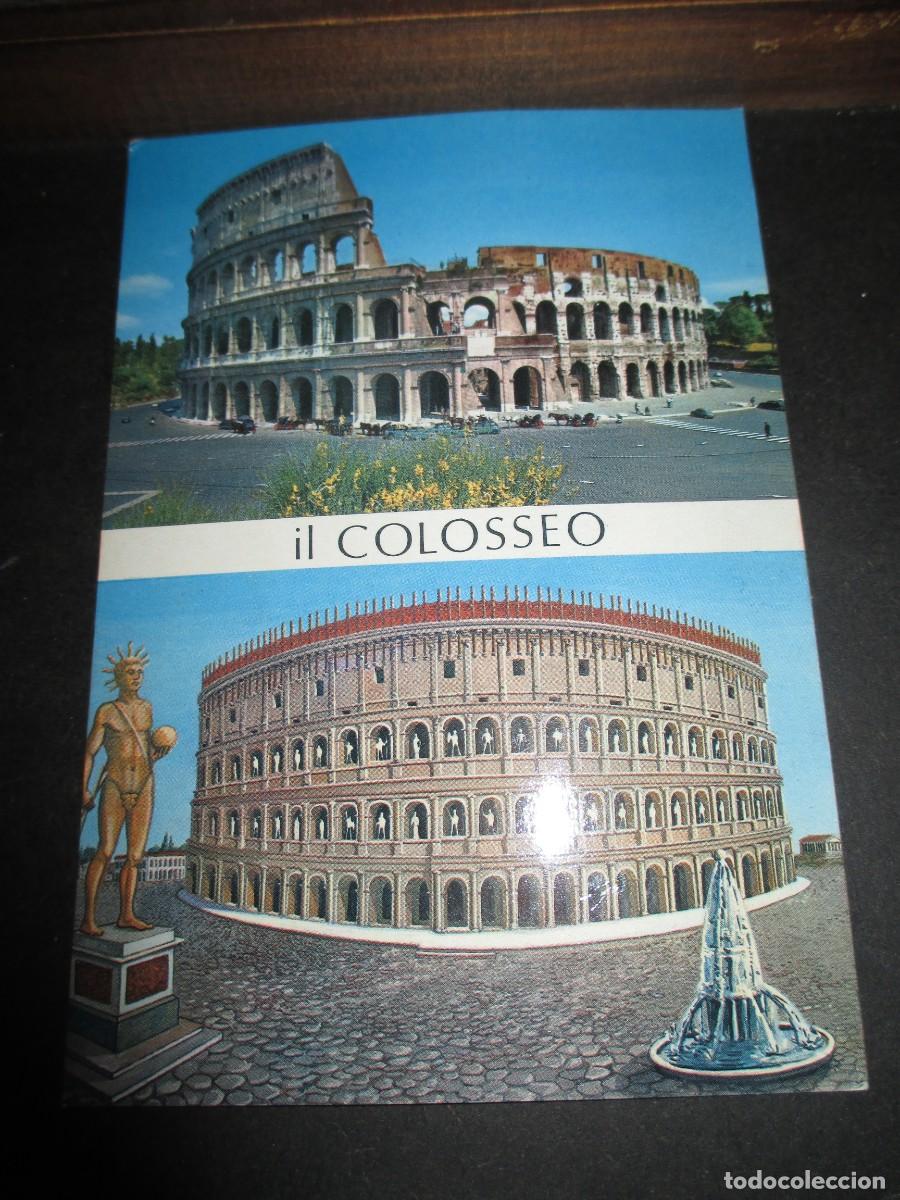 Postales: 798- Postal Antigua Roma &ndash; El Coliseo: Como Era y Como Es &ndash; Ediciones LU.PA. N&ordm; 415