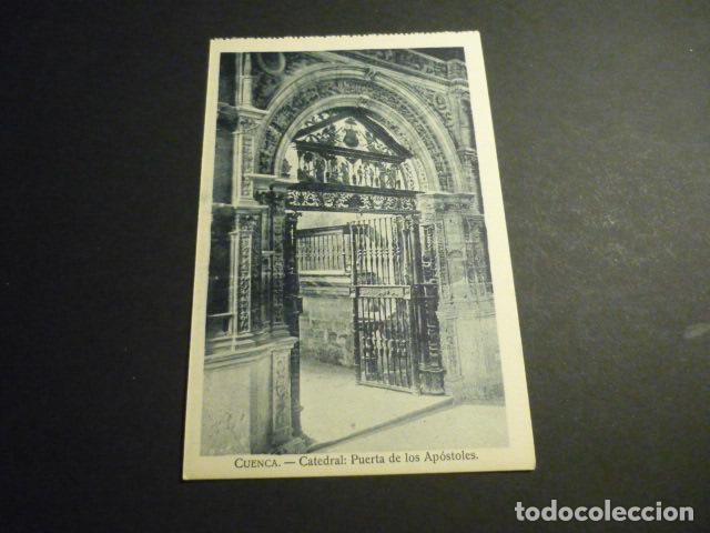 Postales: CUENCA CATEDRAL PUERTA DE LOS APOSTOLES - Foto 1