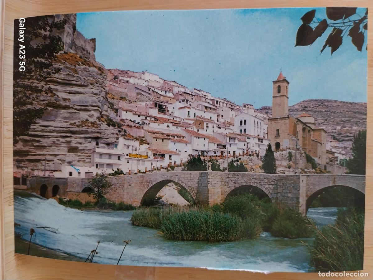 Postales: ALCALA JUCAR PUENTE ROMANO ED FITER A&Ntilde;O 1970 SC ORIGINAL