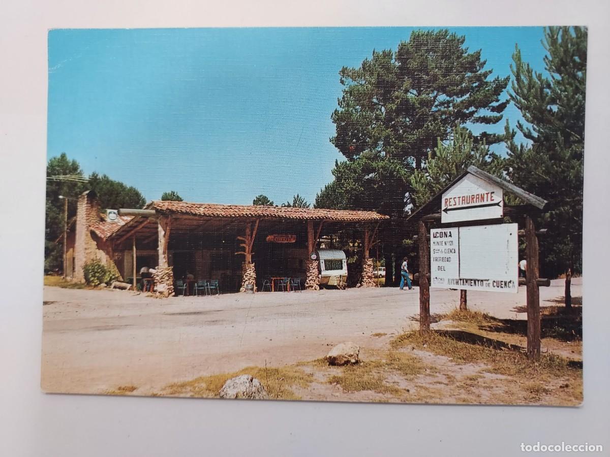 Postales: POSTAL NACIMIENTO DEL RIO CUERVO RESTAURANTE LA TIA PAZ. 1981. SIN CIRCULAR. CUENCA