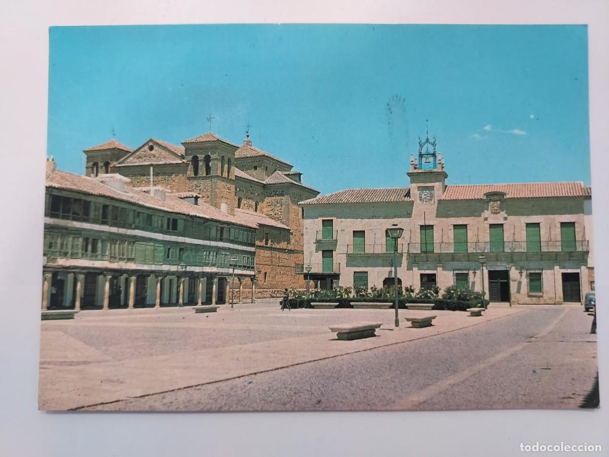 Postales: POSTAL ALMAGRO PLAZA DE ESPA&Ntilde;A. 1966. SIN CIRCULAR. CIUDAD REAL