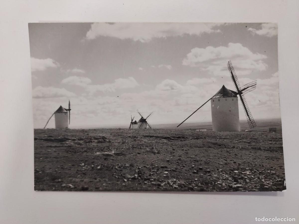 Postales: POSTAL CAMPO DE CRIPTANA MOLINOS MANCHEGOS RUTA DEL QUIJOTE. A&Ntilde;OS 1950. SIN CIRCULAR. CIUDAD REAL