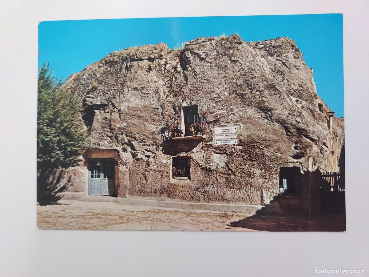 Postales: POSTAL ALCOLEA DEL PINAR CASA DE PIEDRA. 1973. SIN CIRCULAR. GUADALAJARA