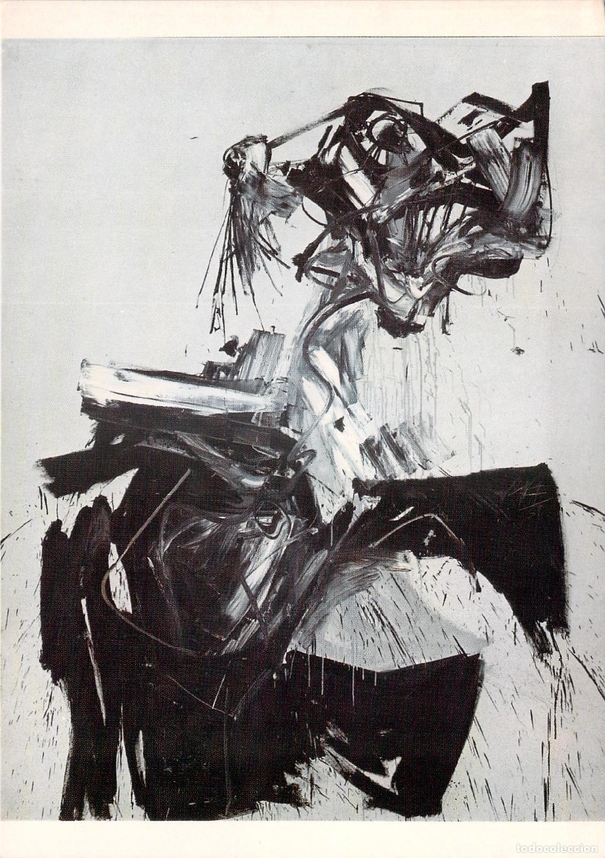 Postales: Postal Museo de Arte Abstracto Espa&ntilde;ol Cuenca Obra Antonio Saura