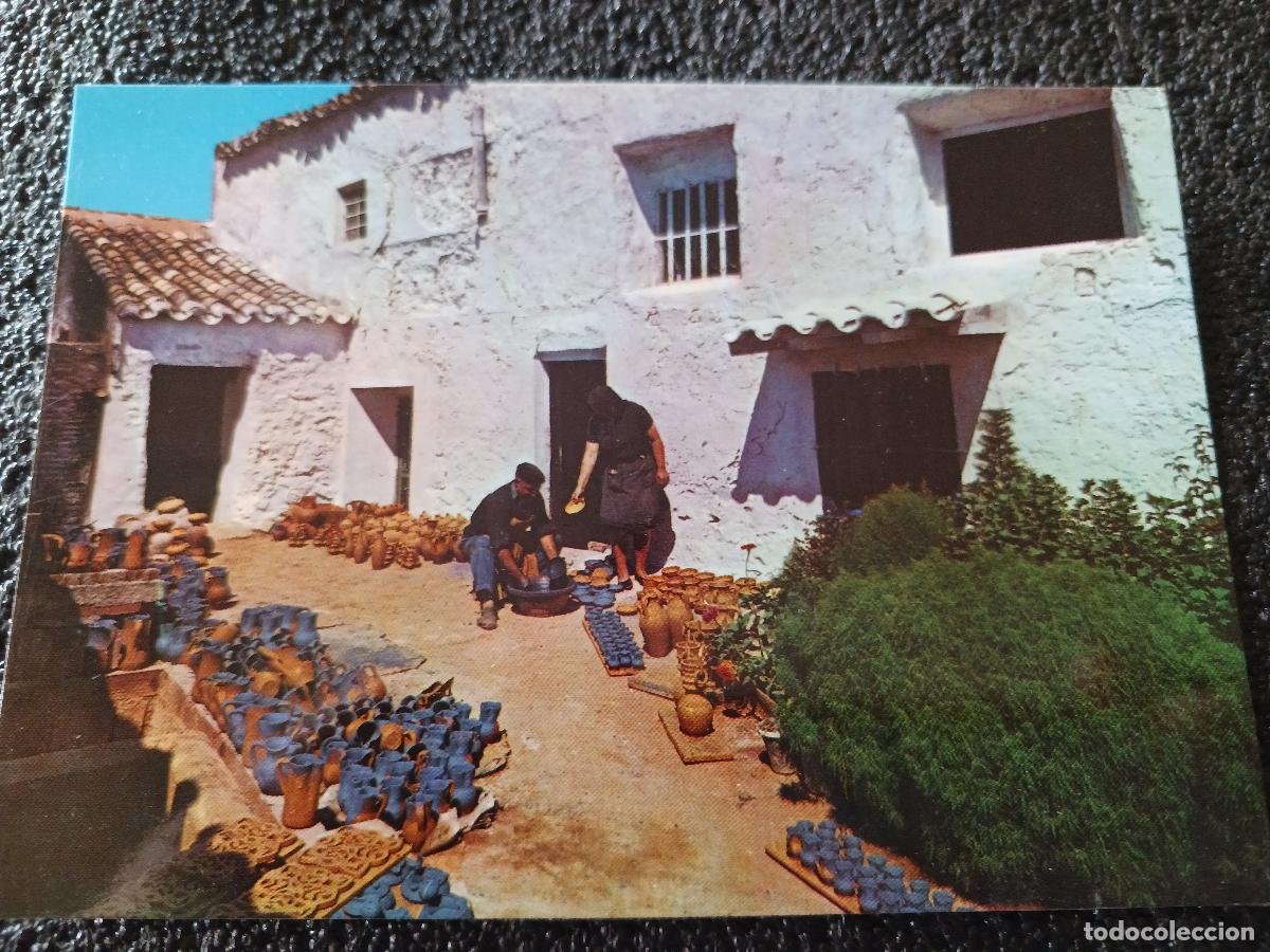 Postales: 8 Puerto L&aacute;pice - Venta del Quijote - alfar, ba&ntilde;ando la labor, heliotipia