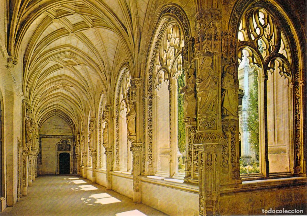 Postales: Postal del Claustro de San Juan de los Reyes en Toledo