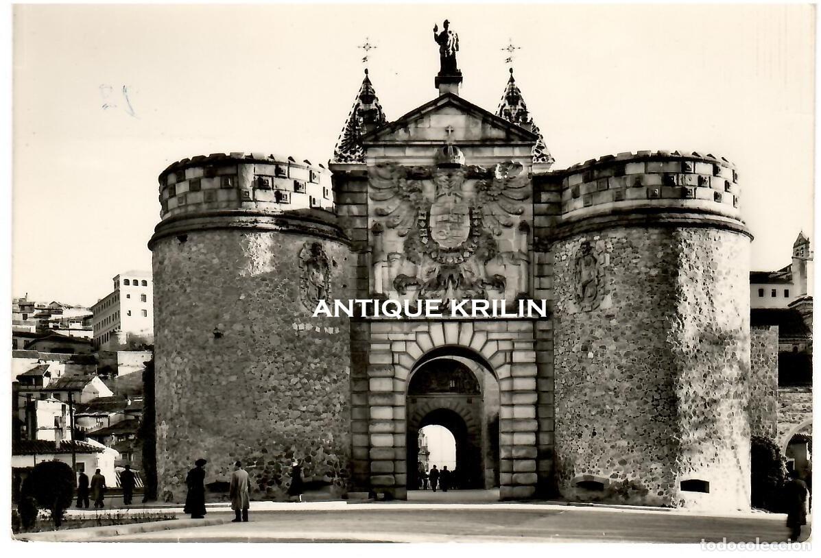 Postales: TOLEDO N&ordm; 1018 PUERTA DE BISAGRA / EDICIONES FISA - DOMINGUEZ / FOTO ALFONSO / SIN FRANQUEAR