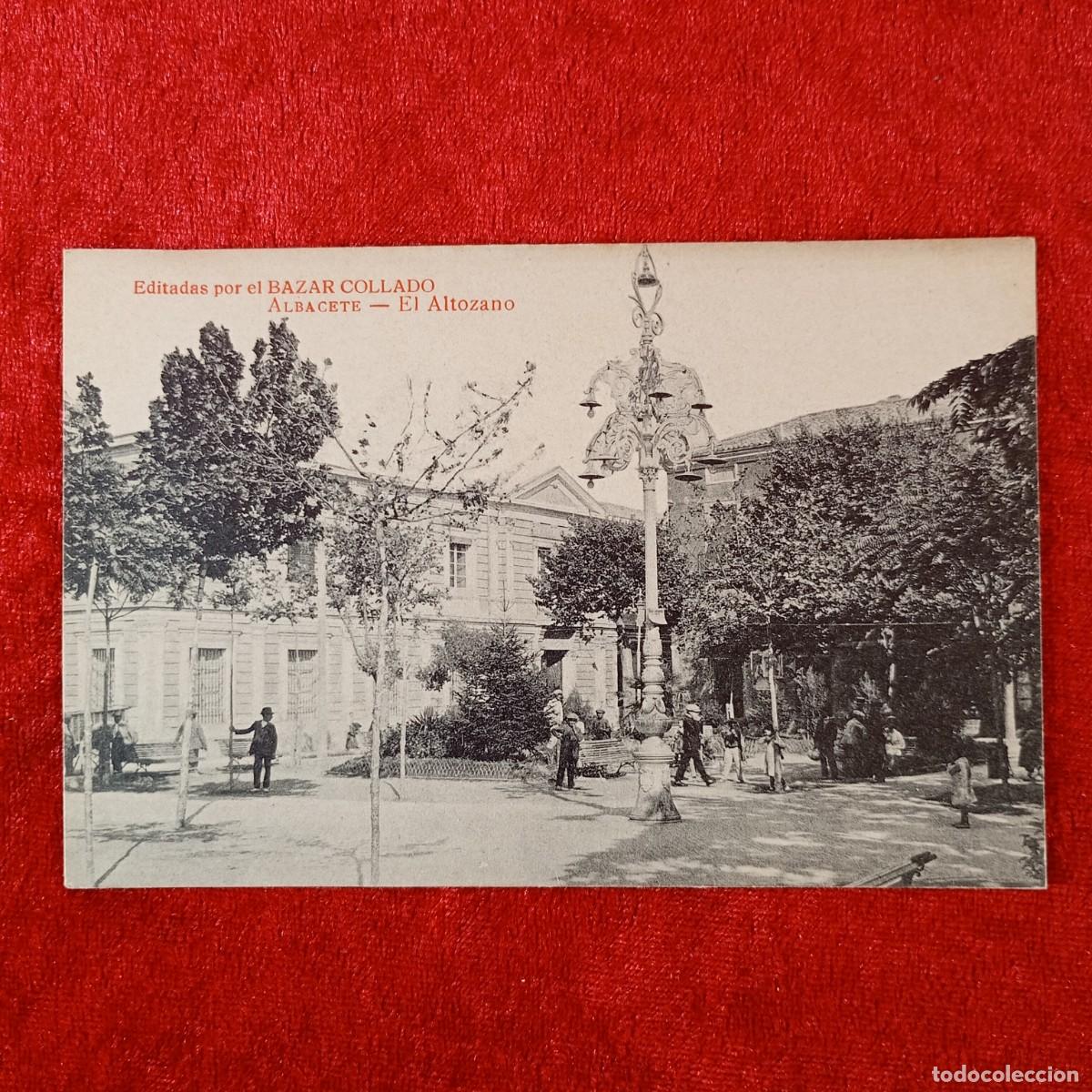 Postales: POSTAL - ALBACETE - EL ALTOZANO - BAZAR COLLADO - RAR&Iacute;SIMA / 1806