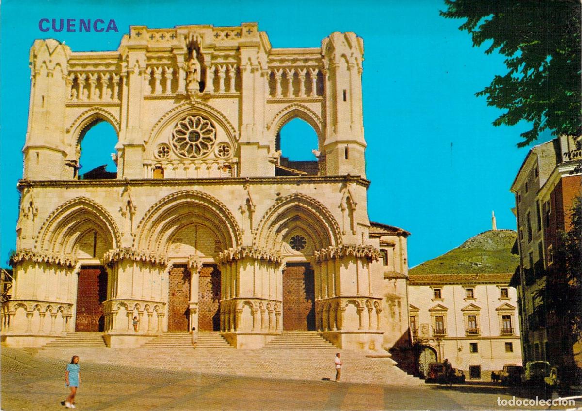 Postales: Postal de la Catedral de Cuenca en Espa&ntilde;a