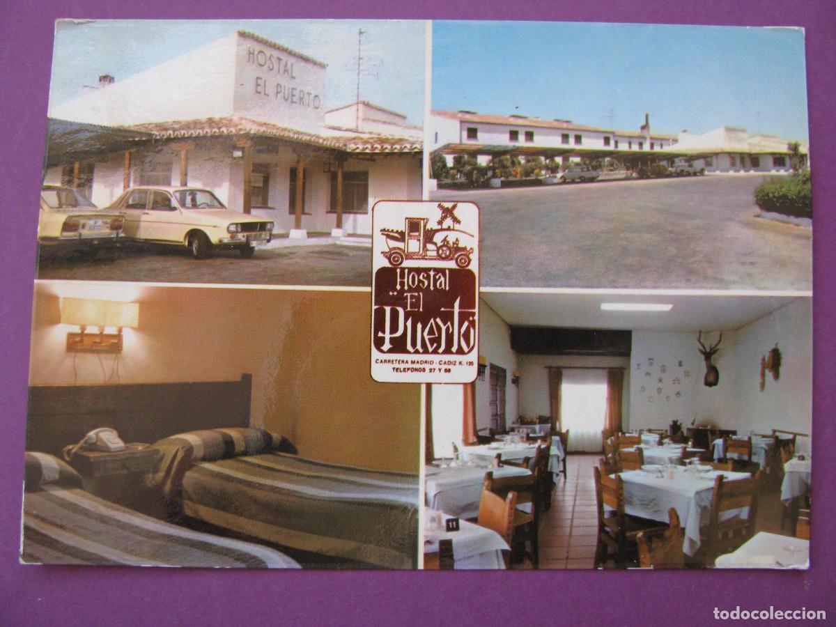 Postales: POSTAL DE HOTEL EL PUERTO. PUERTO LAPICE. LA MANCHA, C. REAL.