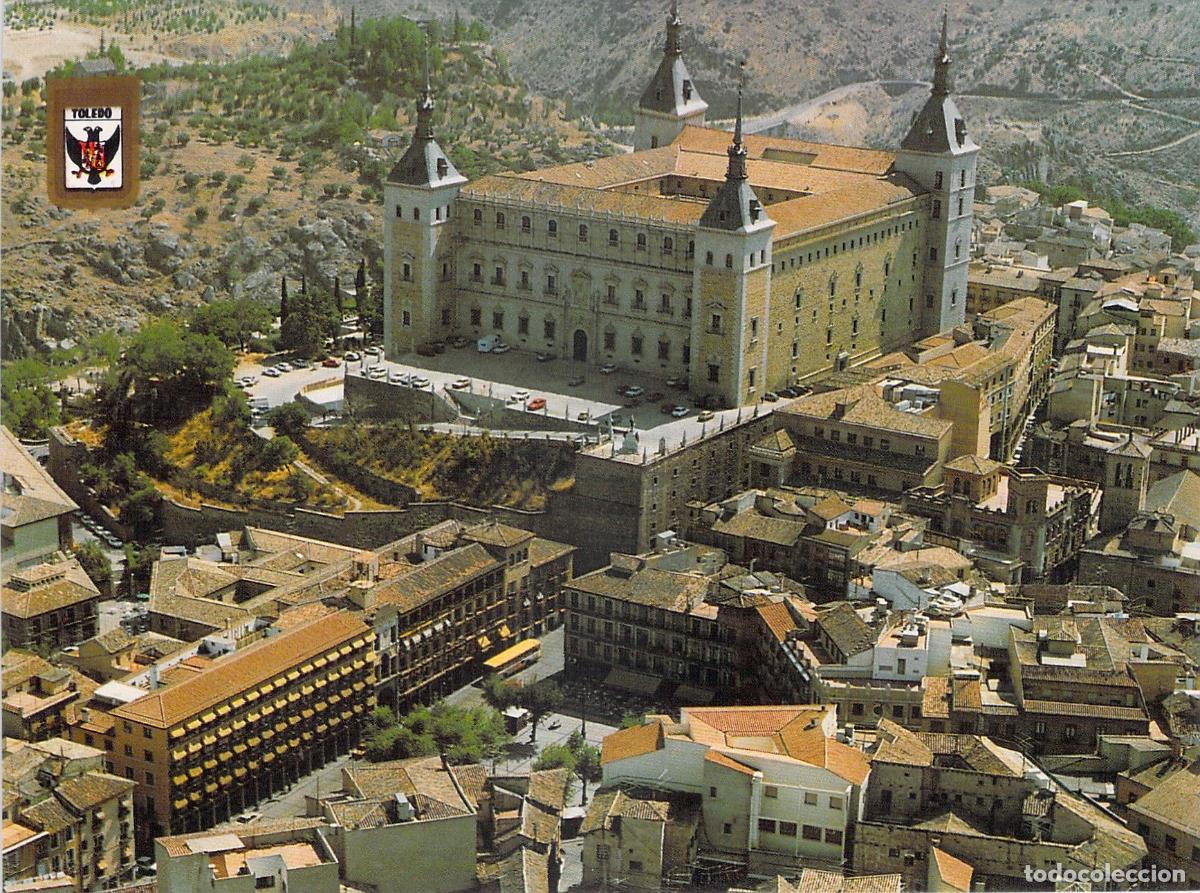 Postales: Postal del Alc&aacute;zar de Toledo, Espa&ntilde;a