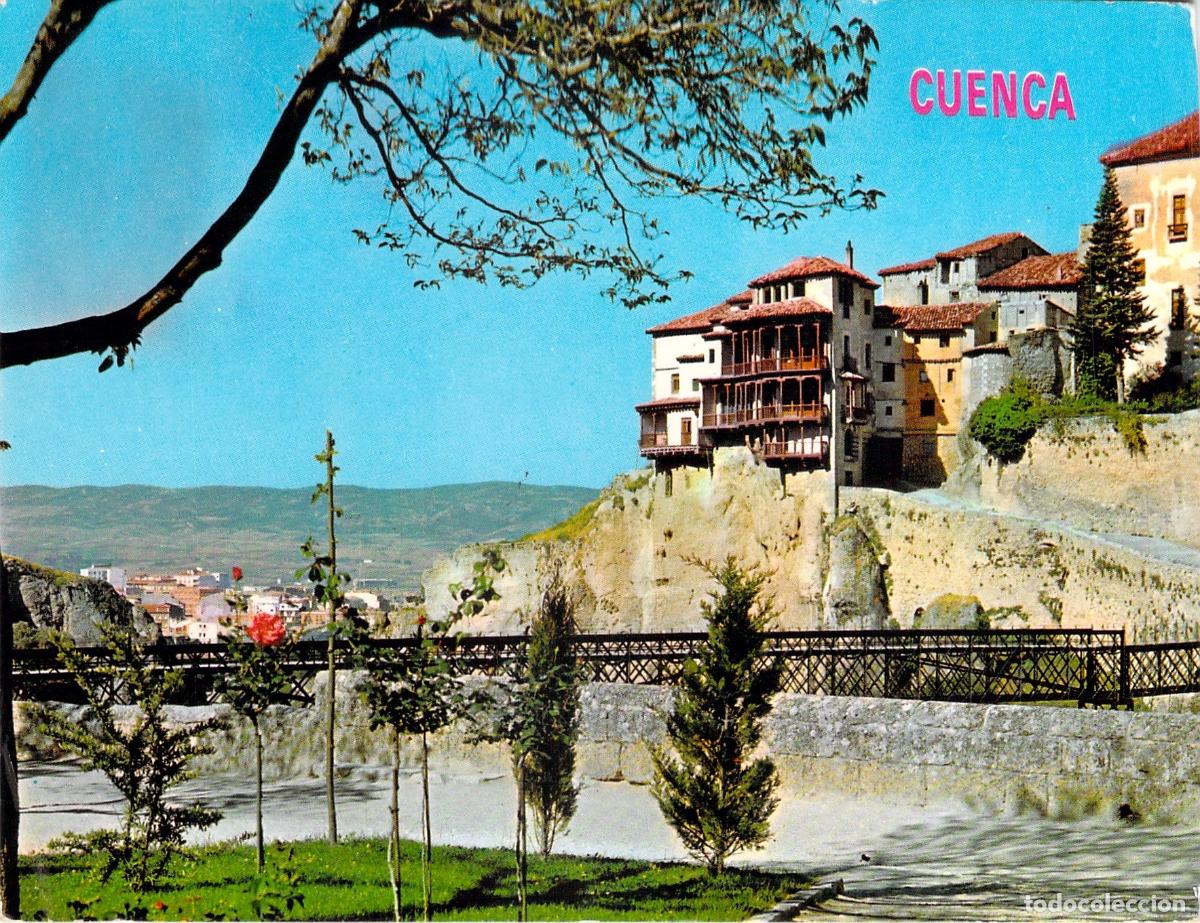 Postales: Postal de Cuenca: Casas Colgadas y Puente San Pablo