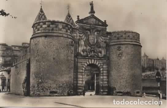 Postales: TOLEDO SIN ESCRIBIR PUERTA DE VISAGRA