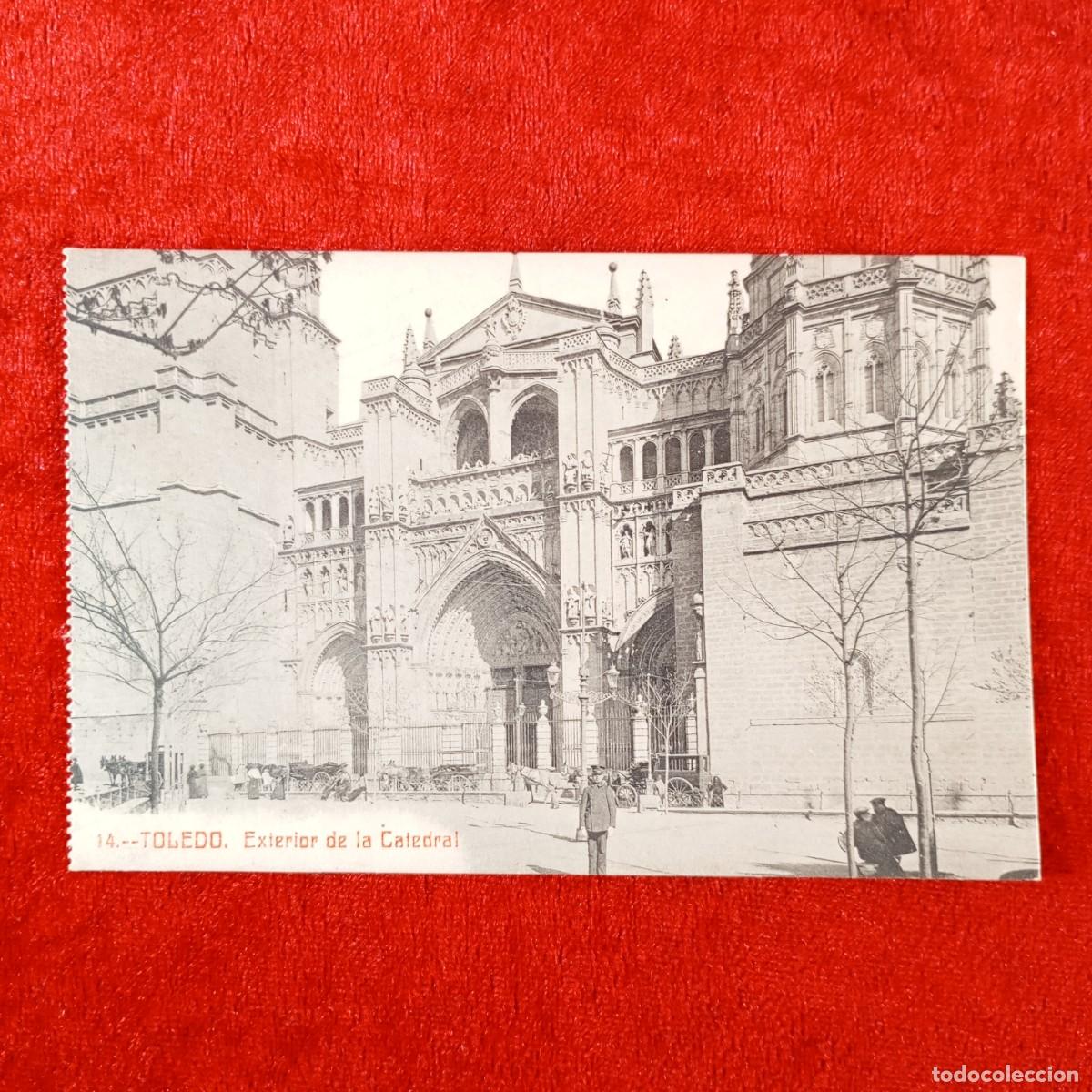 Postales: POSTAL - TOLEDO - EXTERIOR DE LA CATEDRAL - 14 - EDICI&Oacute;N GARRIDO-TOLEDO - RAR&Iacute;SIMA / 2028