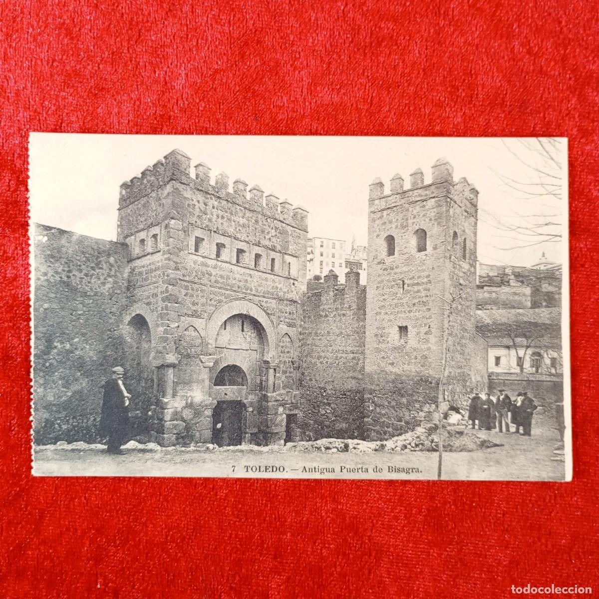 Postales: POSTAL - TOLEDO - ANTIGUA PUERTA DE BISAGRA - 7 - FOT. LACOSTE - RAR&Iacute;SIMA / 2123