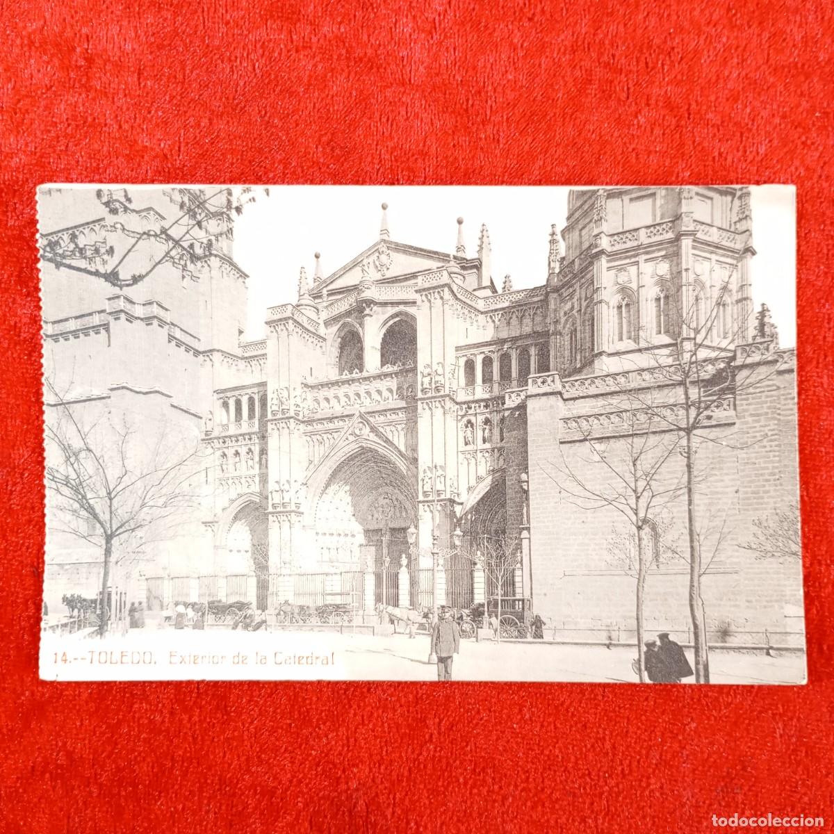 Postales: POSTAL - TOLEDO - EXTERIOR DE LA CATEDRAL - 14 - EDICI&Oacute;N GARRIDO - RAR&Iacute;SIMA / 2173